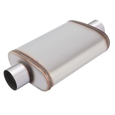 3 Inch Universal Muffler Performance Chamber 3 Inch Center In Center Out