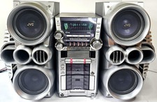 JVC HX-GX7 Stereo System 5 CD Changer Cassette Player ''Read Description''
