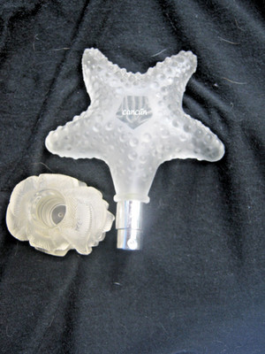 Vintage 90s Cancun Perfume Starfish  Bottle Empty