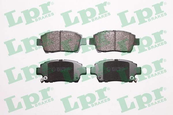 LPR Bremsbelagsatz Scheibenbremse 05P1062 FüR Verso Yaris Toyota Celica VAN MR2-image