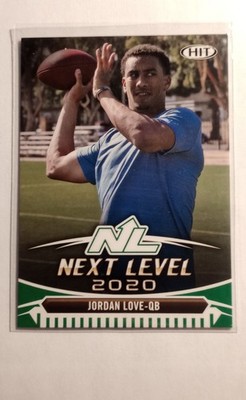 2020 Sage Hit - Next Level Jordan Love #99 Green (RC) Packers