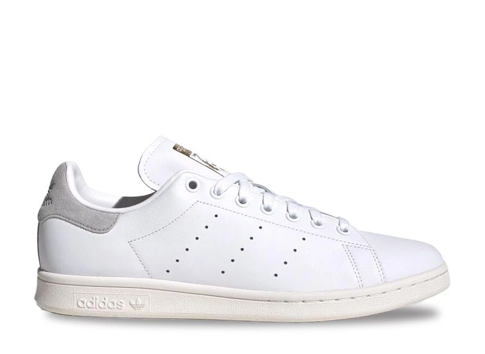 Scarpe Adidas Originals Stan Smith bianche medie grigie erica tinta unita mai usate