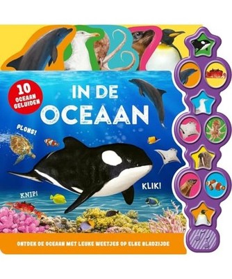 Geluidenboek - In de oceaan: Ontdek de oceaan met leuke weetjes op elke bladzijd