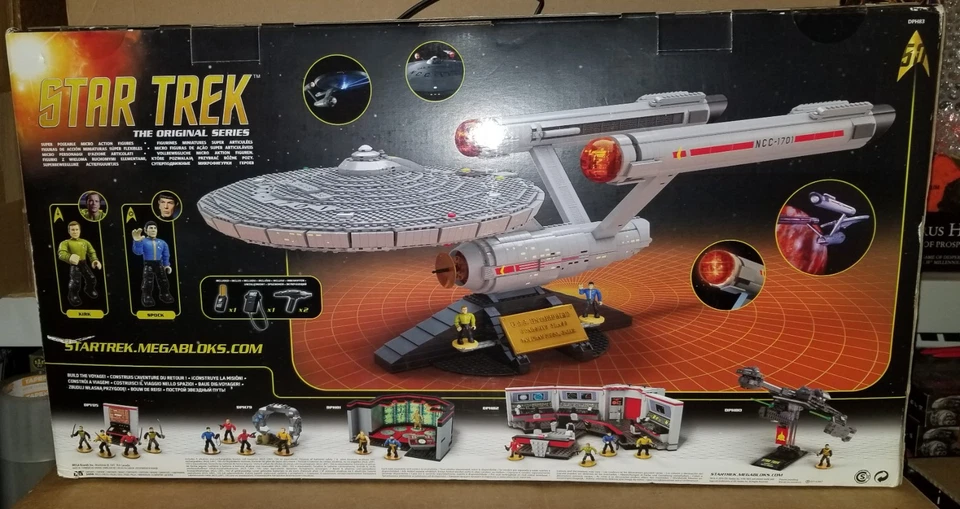 Mega Bloks Star Trek U.S.S. Enterprise NCC-1701 (DPH83) New & Sealed - Image 4 of 4