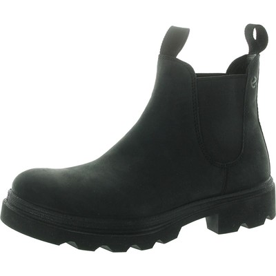 ECCO Womens Grainer Lugged Sole Leather Ankle Boots BHFO 9002