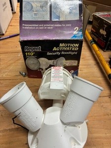 Regent Motion Activated Security Floodlight, 110 Degree Field New