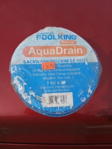 Plastiflex Backwash Hose 1 1/2 In X 25 Ft