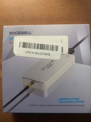 Magewell USB Capture SDI Gen 2, P/N 32070 (Opened for Inspection Only)