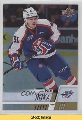 2017-18 Upper Deck CHL Rainbow Luke Boka #215 READ 07q0