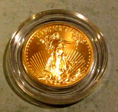 2016 1/4 oz $10 American Gold Eagle Coin BU Walking Liberty Bullion
