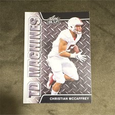 2017 LEAF DRAFT TD MACHINES TD-02 CHRISTIAN MCCAFFREY, STANFORD, ROOKIE