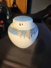 New ListingRARE Rookwood Pottery #132 Covered Scent Jar Dated 1917 FLOWERS 6" w/Lid L.A.