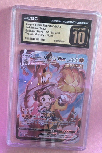 Pokemon - Single Strike Urshifu VMAX TG19/TG30 - Brilliant Stars CGC 10 Pristine