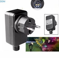 Alimentatore LED 12V 2A 24W Impermeabile con Spina EU per Illuminazione Giardino Trasformatore