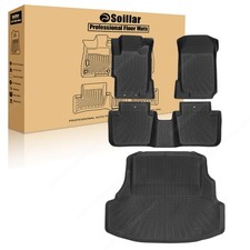 Tpe Floor Mats Liners Trunk Cargo Liner For 2003-2007 Honda Accord Anti-slip