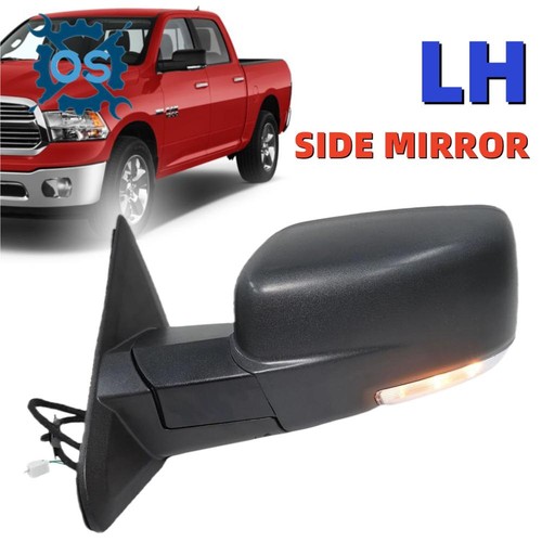 Mirror For 2014-2018 Ram 1500 Left Power Adjust Heated with Puddle Light