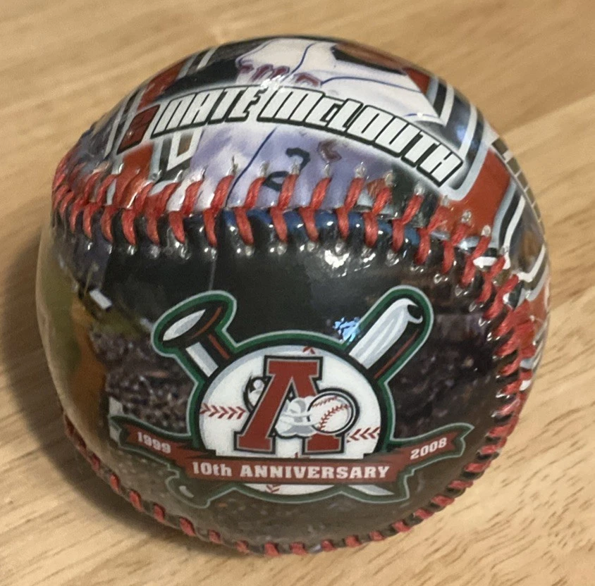 2008 Altoona Curve 10th Anniversary Ball #2 Nate McLouth/#19 Jose Bautista - Imagem 2 de 4