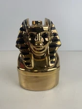 Michter's King Tutankhamun Bottle 1978 Gold King Tut Liquor Decanter Missing Top