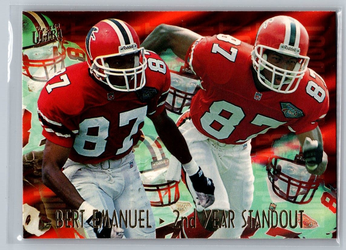 1995 Ultra #4 Bert Emanuel 2nd Year Standouts