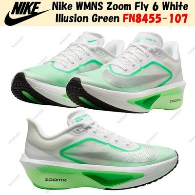 Nike WMNS Zoom Fly 6 White Illusion Green FN8455-107 Women's Size