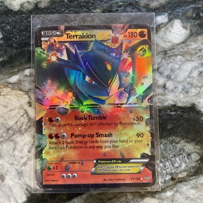 terrakion pokemon card value terrakion ex 71/124
