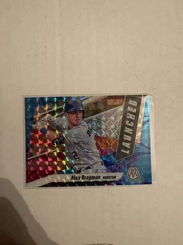 ALEX BREGMAN 2021 Mosaic Launched Blue ~ #'d /99 ~ ASTROS
