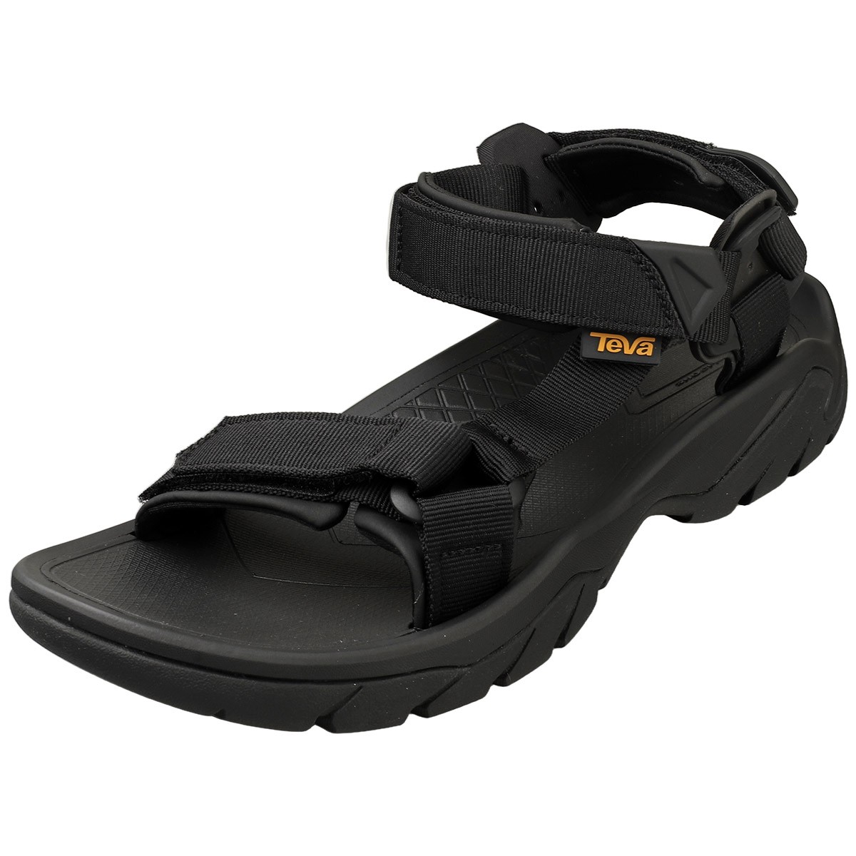 Teva Terra Fi Universal Mens Walking Sandals in Black 12 UK