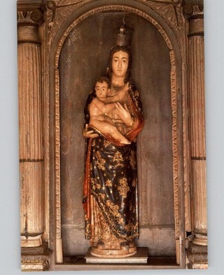 Venerated image of Senhora da Rocha 1989 Postcard