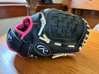 RAWLINGS Girls RHT Pink And Black  10 1/2” Glove PL105PW — photo 2