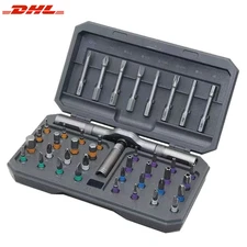 42-in-1 Magnetic Screwdriver DIY Ratchet Screwdriver Set Multi Bit Magnetic US