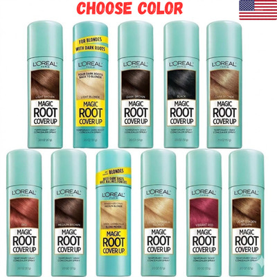 Loreal Magic Root Cover Up Temporary Gray Concealer Spray 2oz. Choose Your Color
