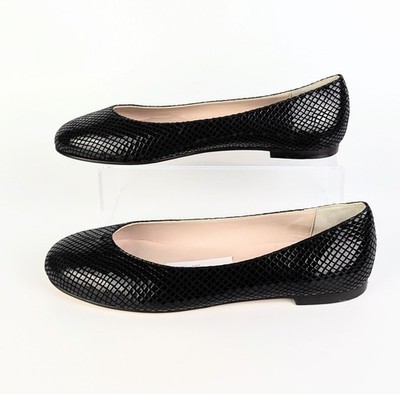 [NEW] Paul Mayer Attitudes Alpha Women's Black Leather Ballet/Flats size 7B
