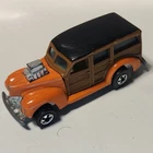1979 Vintage Hot Wheels Woody Wagon 40's Hi-Racker Car Orange Hong Kong