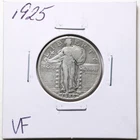 1925 25C Standing Liberty Quarter Dollar in VF Condition #7266