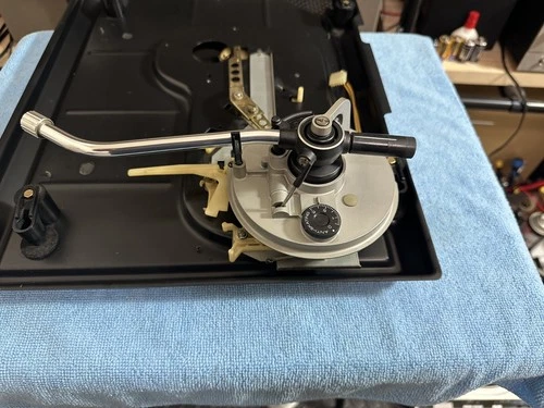 Technics SL-1600 Vintage Turntable parts original Tone arm working Tested Japan