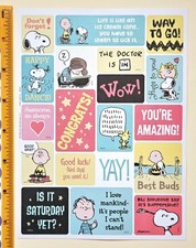Peanuts "Snoopy  Friends"/ Sticker sheet Large Format