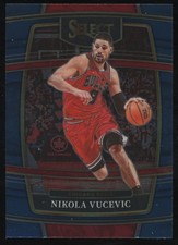 2021-22 Panini Select Blue Nikola Vucevic Concourse Chicago Bulls #92