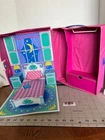 Barbie Bedtime Dollhouse Carrying Case Playset Vintage 1990s