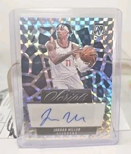 2024-25 Panini Mosaic - Scripts Jordan Miller, Jordan Miller #MS-JML Autographed