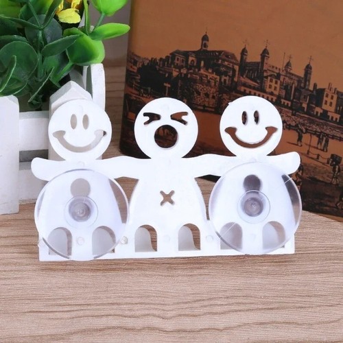 Toothbrush Holder Wall Mounted 5 Position Cute Cartoon Smile Bathroom Sets Acces - Picture 7 of 7