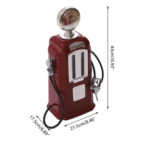 Distributore Whisky Bottiglia Pompa Gas Stazione Barware Strumento Doppia Pistola 1800ml - Foto 2 di 10