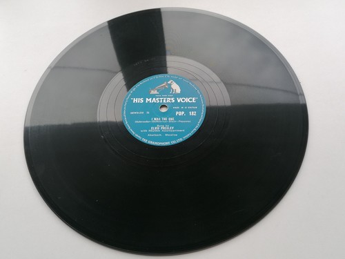 ELVIS PRESLEY UK 1956 H.M.V. 78 HEARTBREAK HOTEL POP 182 - Picture 6 of 6