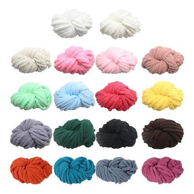 Chunky Chenille Garn Plüschgarn Sperrgarn zum Stricken Überwurf Decke