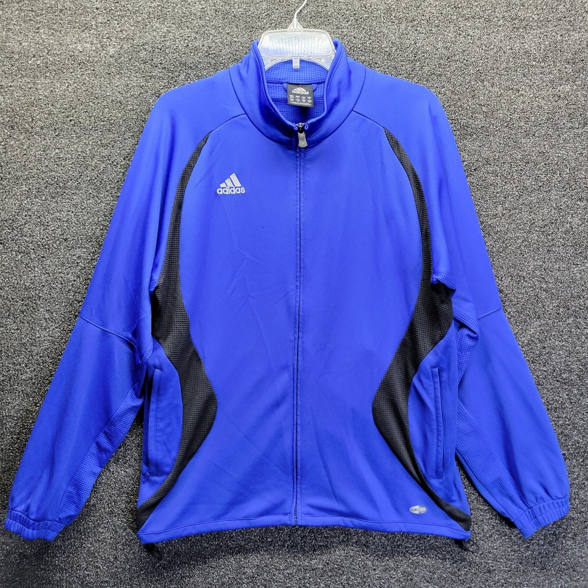 Adidas ClimaCool Men's Full Zip 3-Stripe Soccer Futbol Warm Up