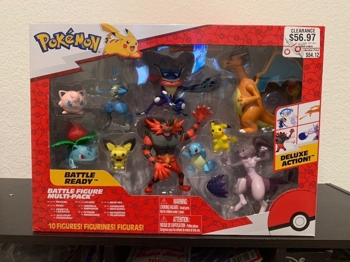 Jazwares Pokemon Battle Figure Multipack 10-Pack GameStop