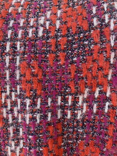 NEW ZARA Multicolor RUFFLED KNIT TOP Metallic Short Sleeve FASHION Size S # 5767 - Picture 9 of 10