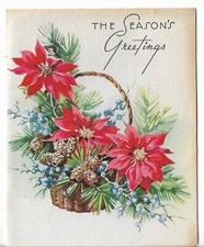 VTG Christmas Card approx 4x5