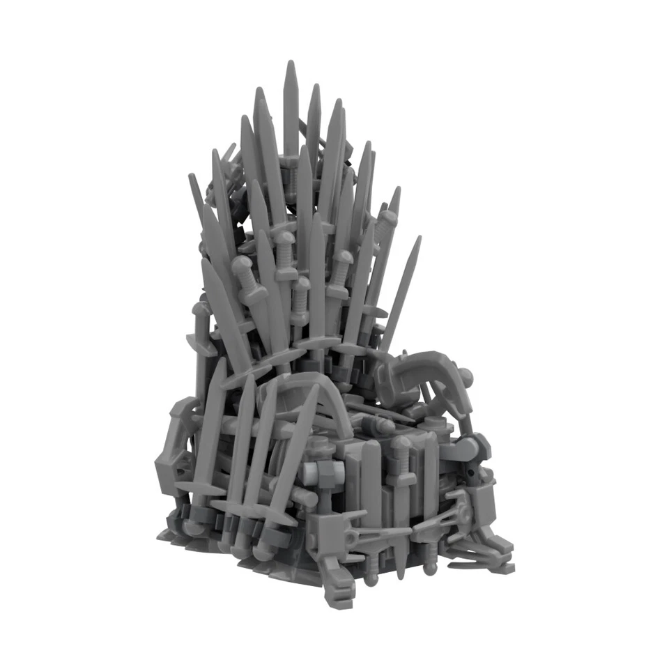 Game of Thrones Iron Throne 226 Pieces Building Blocks Set for Collection - Image 3 of 4