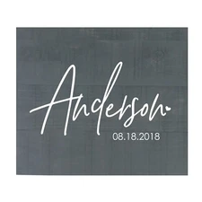 Custom Wooden Pallet Wall Art Home Decor -  Anderson (Heart)
