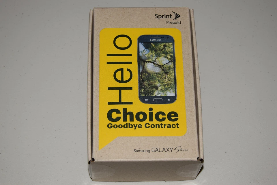 Samsung Galaxy S4 mini SPH-L520 16 GB Blak CDMA 4G LTE Smartphone Sprint Prepaid - Image 2 of 4